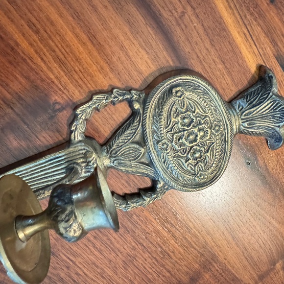 Vintage Ornate Brass Taper Candle Stick 12\